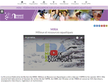 Tablet Screenshot of milieux-aquatiques.univ-pau.fr