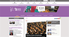 Desktop Screenshot of ie2ia.univ-pau.fr