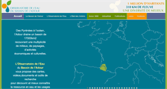 Desktop Screenshot of bassin-adour.univ-pau.fr