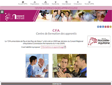 Tablet Screenshot of cfa.univ-pau.fr