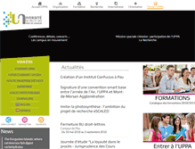 Tablet Screenshot of cms.univ-pau.fr