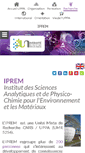Mobile Screenshot of iprem.univ-pau.fr