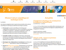 Tablet Screenshot of cst.univ-pau.fr