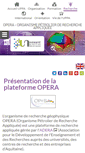 Mobile Screenshot of opera.univ-pau.fr