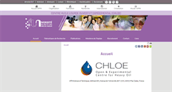 Desktop Screenshot of chloe.univ-pau.fr