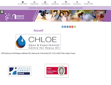 Tablet Screenshot of chloe.univ-pau.fr
