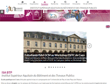 Tablet Screenshot of isabtp.univ-pau.fr